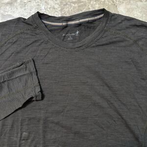 Smartwool Shirt Mens Large Brown Long Sleeve 100% Merino Wool Crew Base Layer